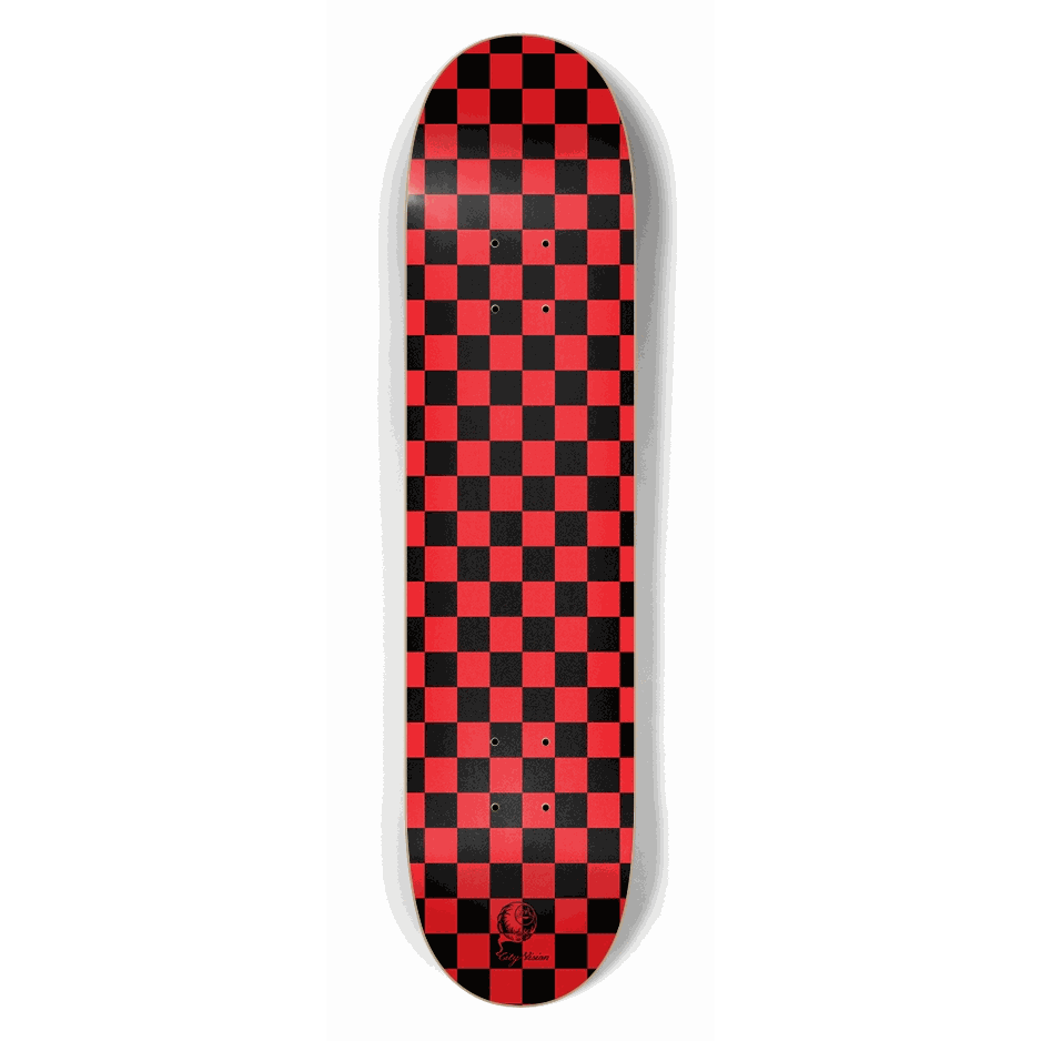 Checkered Red 7.50 City Vision Skateboards
