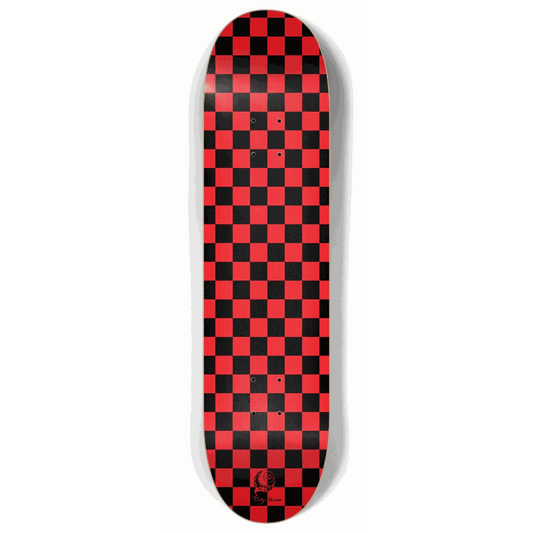 Skateboard - Checkered Red 8.00 by City Vision Skateboards (8.00)