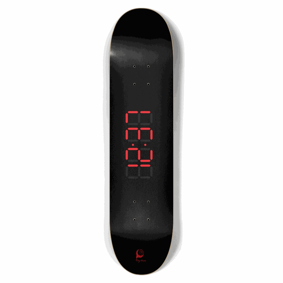 Clock Red 7.62 City Vision Skateboards