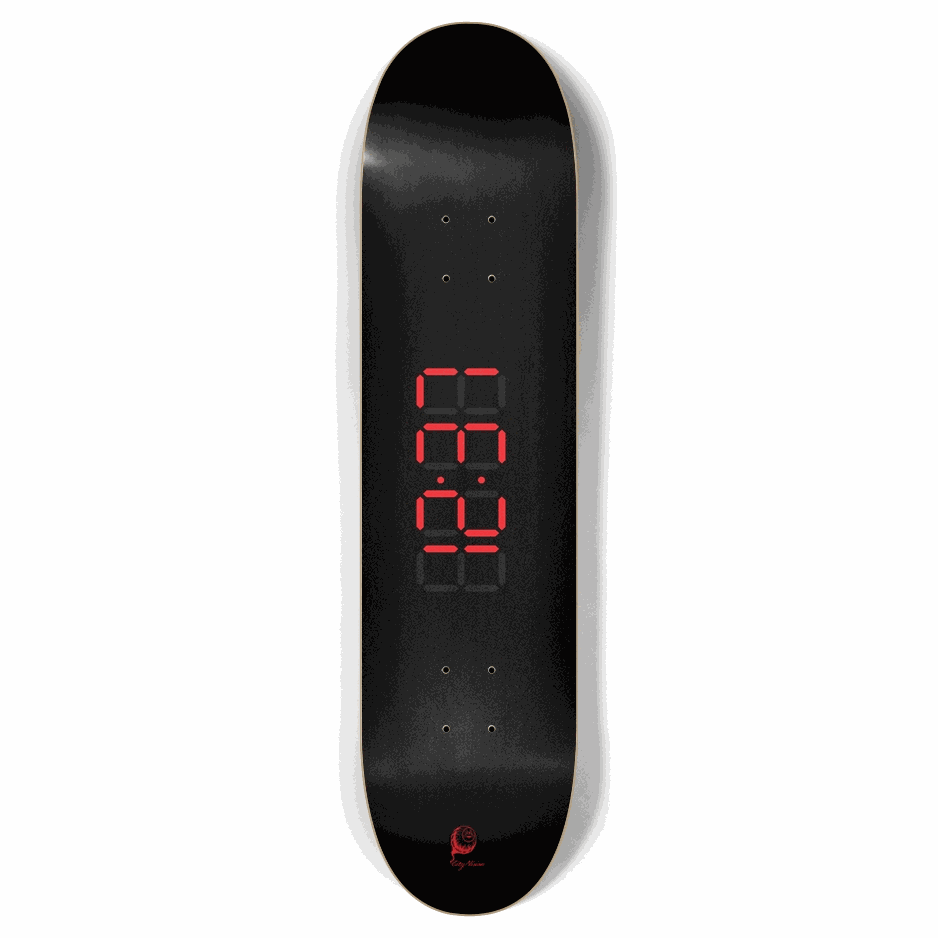 Clock Red 7.87 City Vision Skateboards