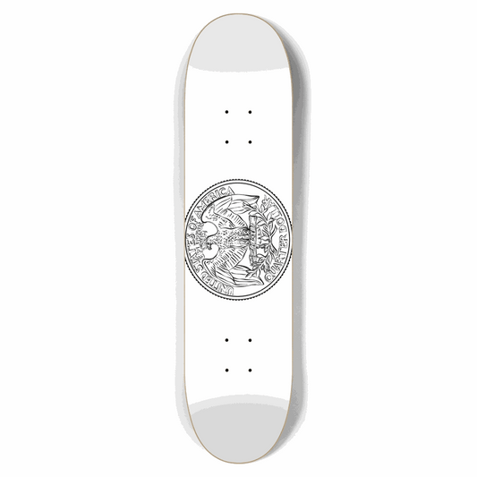 Coin Deck 7.62 City Vision Skateboards  City Vision Skateboards 7.62