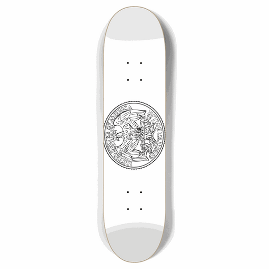 Coin Deck 7.87 City Vision Skateboards  City Vision Skateboards 7.87