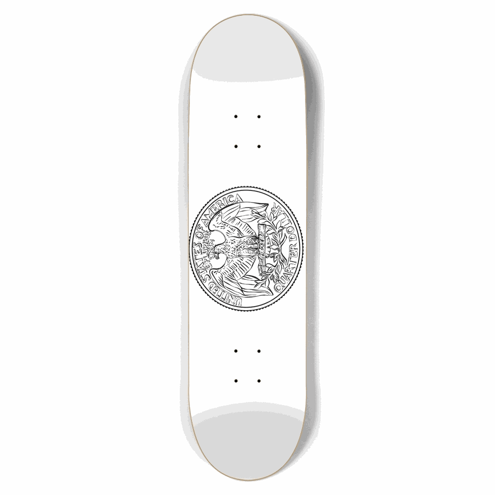 Coin Deck 8.50 City Vision Skateboards  City Vision Skateboards 8.50