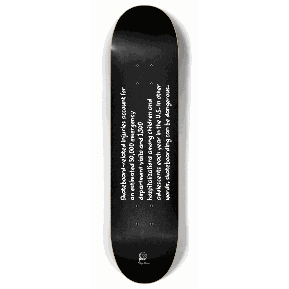 Skateboard - Dangerous 8.00 by City Vision Skateboards (8.00)
