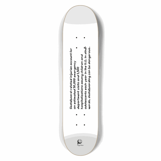 Dangerous White 7.50 City Vision Skateboards  City Vision Skateboards 7.50