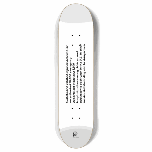 Dangerous White 7.87 City Vision Skateboards  City Vision Skateboards 7.87