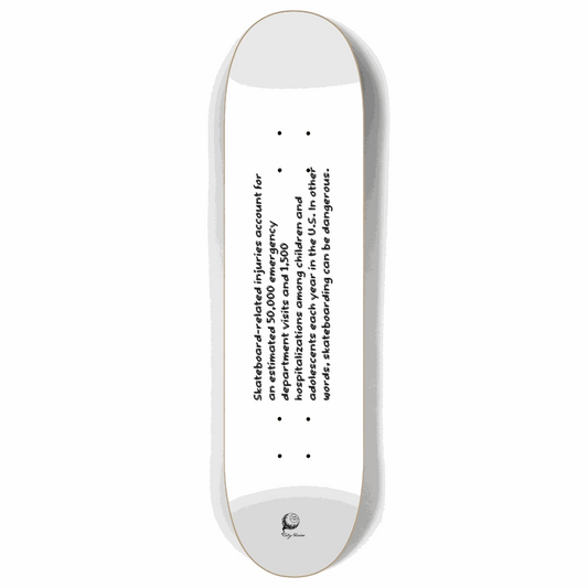 Dangerous White 8.00 City Vision Skateboards  City Vision Skateboards 8.00