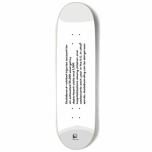 Dangerous White 9.00 City Vision Skateboards  City Vision Skateboards 9.00