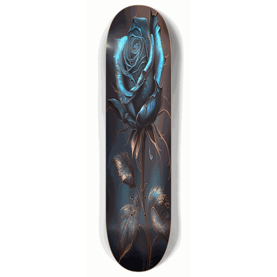 Skateboard - Dark Rose 8.00 by City Vision Skateboards (8.00)