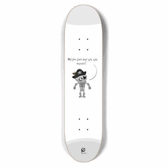 Eye Eye Captain White 7.62 City Vision Skateboards  City Vision Skateboards 7.62