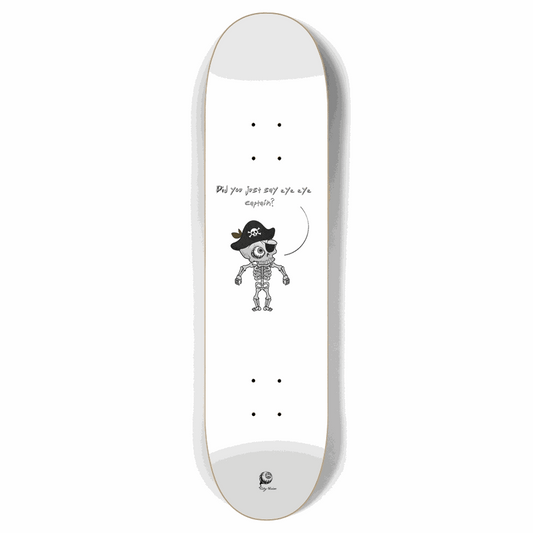 Eye Eye Captain White 7.87 City Vision Skateboards  City Vision Skateboards 7.87