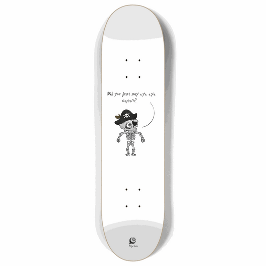Eye Eye Captain White 8.00 City Vision Skateboards  City Vision Skateboards 8.00