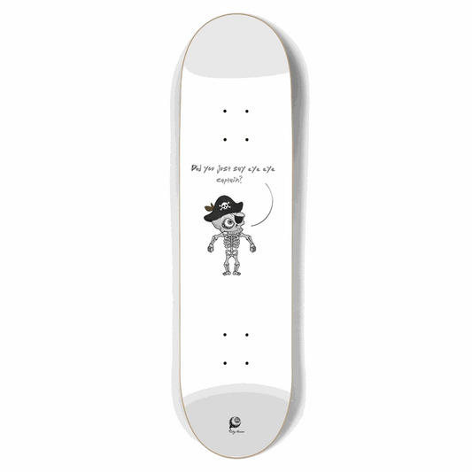 Eye Eye Captain White 8.50 City Vision Skateboards  City Vision Skateboards 8.50