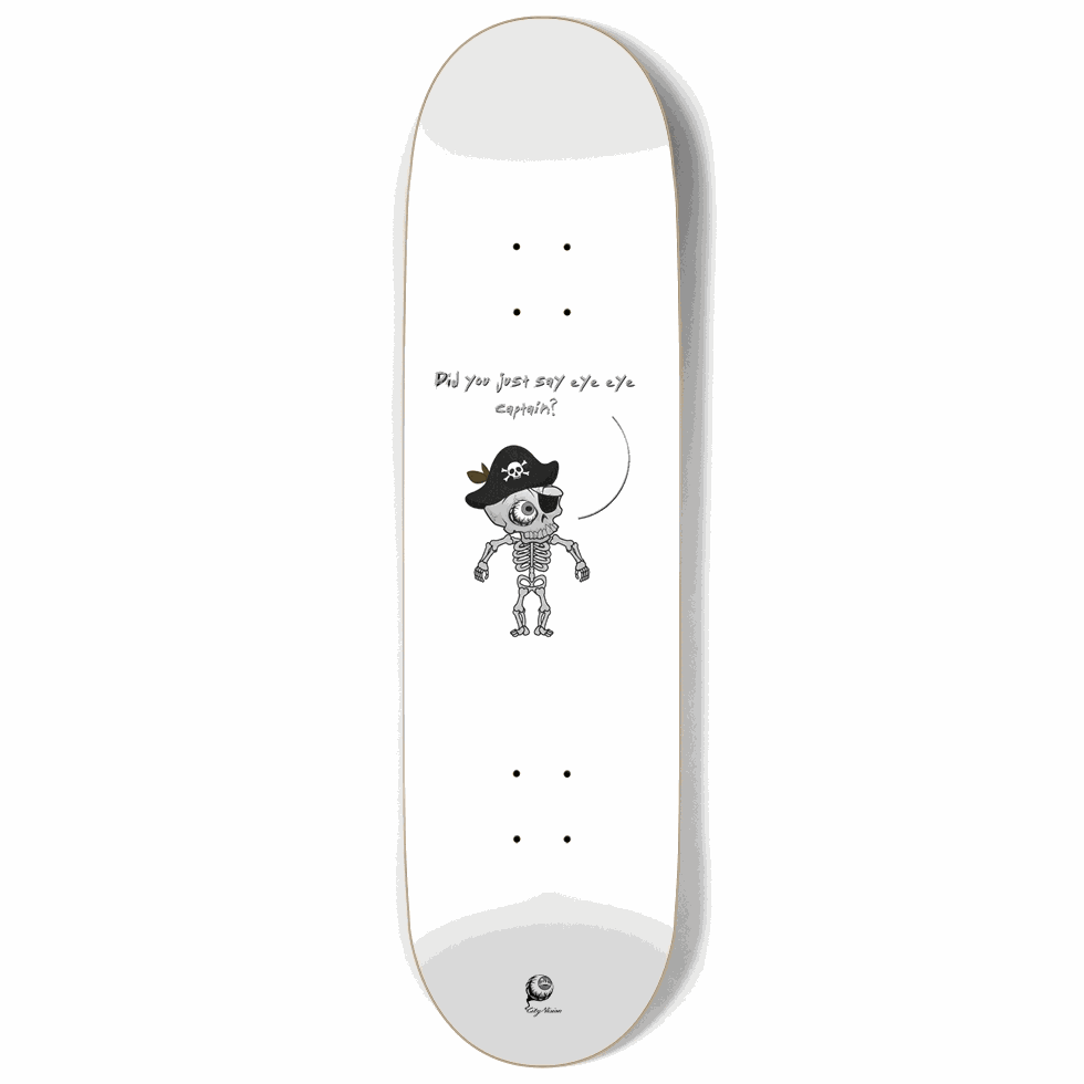 Eye Eye Captain White 9.00 City Vision Skateboards  City Vision Skateboards 9.00
