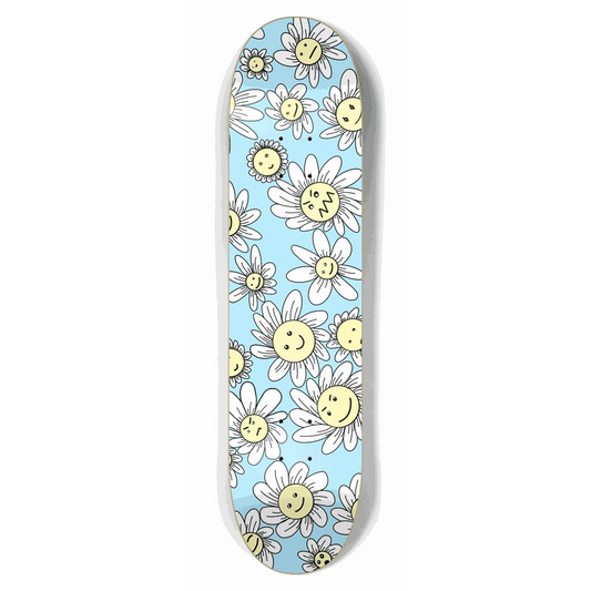 Flower Frenzy (Blue) 7.62 City Vision Skateboards