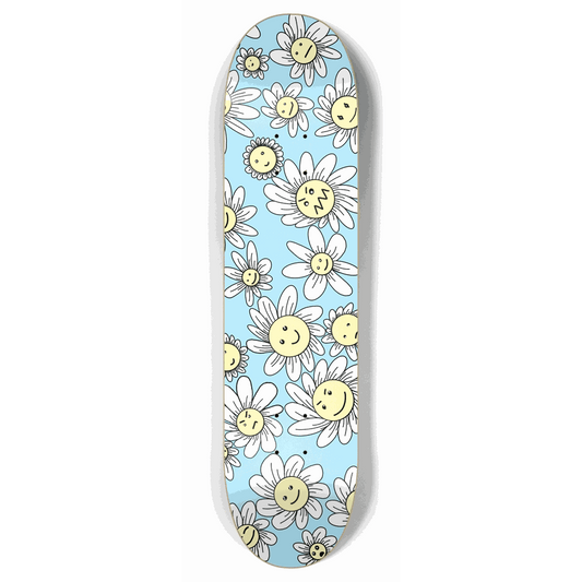 Flower Frenzy (Blue) 7.87 City Vision Skateboards