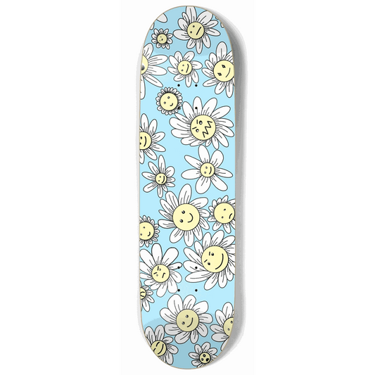 Flower Frenzy (Blue) 9.00 City Vision Skateboards