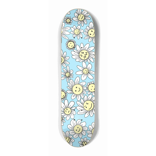 Flower Frenzy (Blue) Mini 7.25 City Vision Skateboards