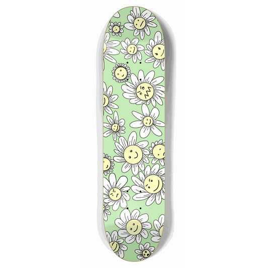 Flower Frenzy (Green) 7.87 City Vision Skateboards