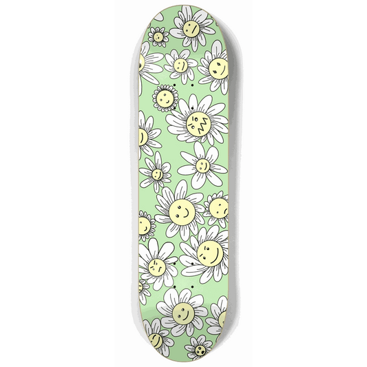 Flower Frenzy (Green) 8.25 City Vision Skateboards