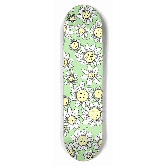 Flower Frenzy (Green) 8.50 City Vision Skateboards
