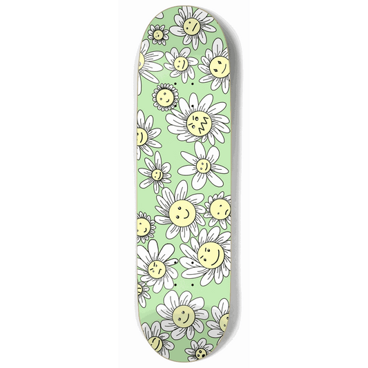 Flower Frenzy (Green) 9.00 City Vision Skateboards