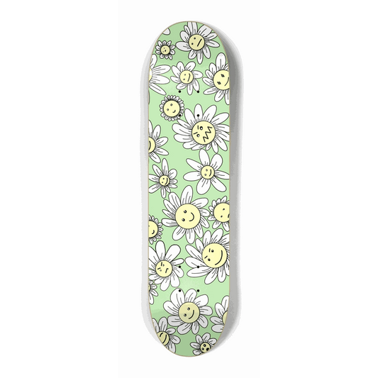 Flower Frenzy (Green) Mini 7.25 City Vision Skateboards