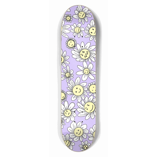 Flower Frenzy (Purple) 7.50 City Vision Skateboards