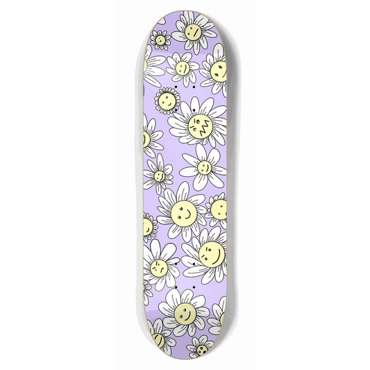 Flower Frenzy (Purple) 7.62 City Vision Skateboards