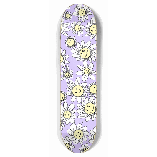 Flower Frenzy (Purple) 7.87 City Vision Skateboards