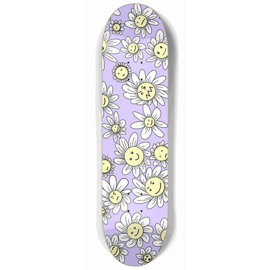 Flower Frenzy (Purple) 8.25 City Vision Skateboards