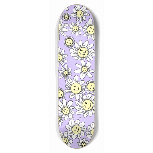 Flower Frenzy (Purple) 8.50 City Vision Skateboards