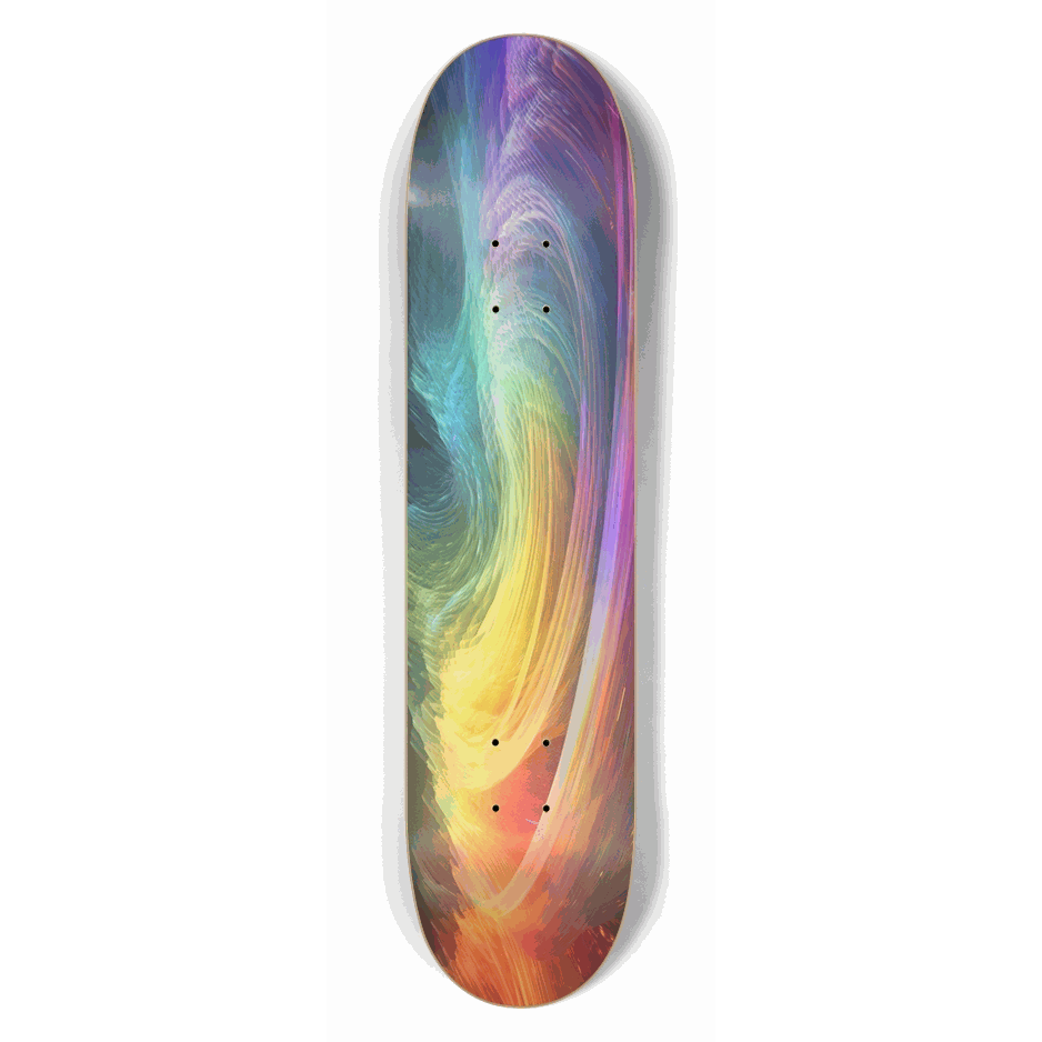 Fractal Holographic 7.50 City Vision Skateboards