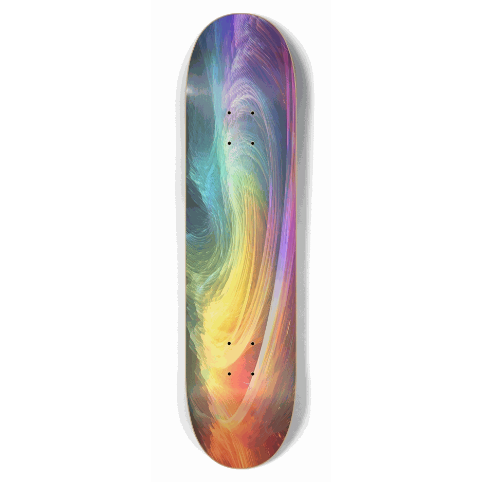Fractal Holographic 7.75 City Vision Skateboards