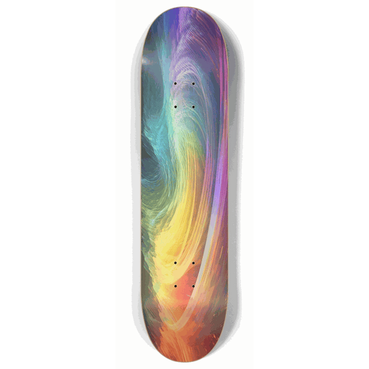 Skateboard - Fractal Holographic 8.00 by City Vision Skateboards (8.00)