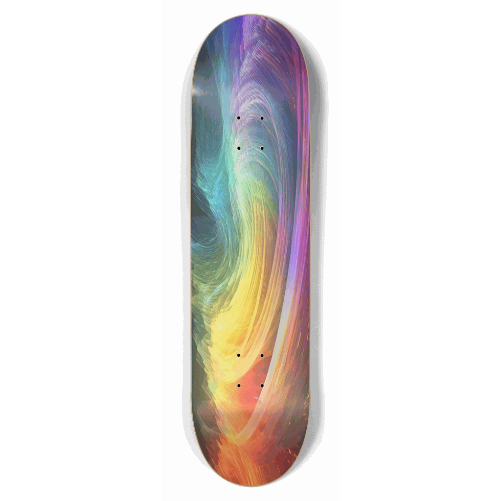 Fractal Holographic 8.50 City Vision Skateboards