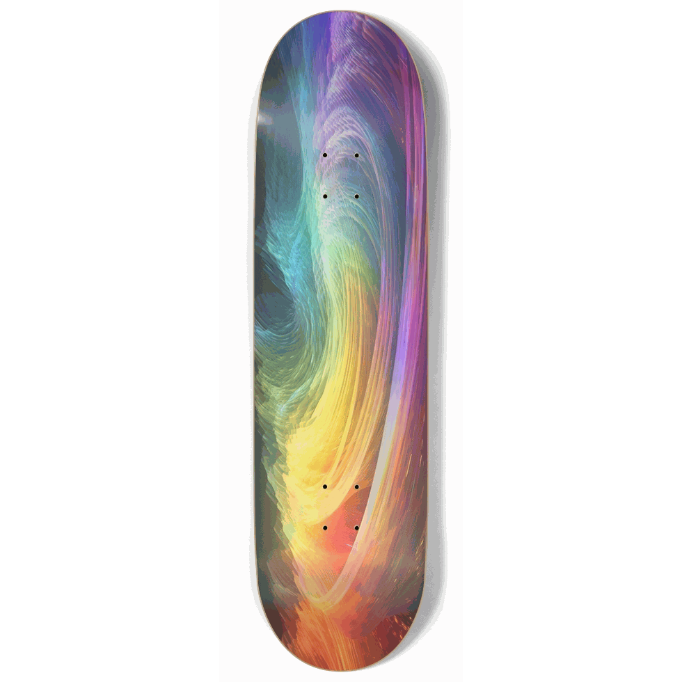 Fractal Holographic 9.00 City Vision Skateboards