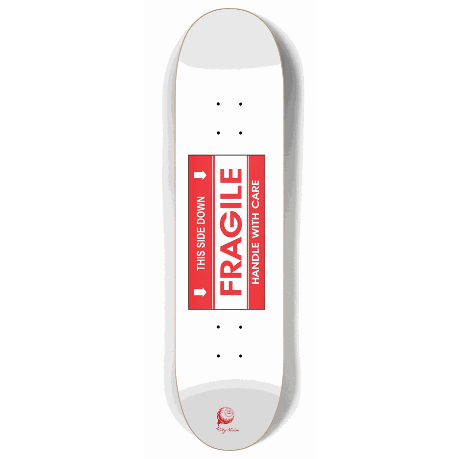 Skateboard - Fragile 8.00 by City Vision Skateboards (8.00, Vandalism)