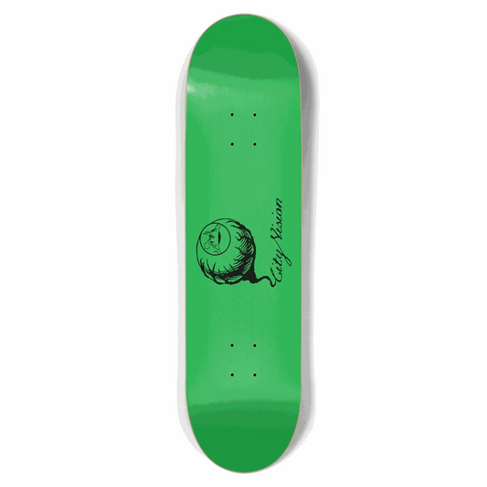 Green and Black Logo 8.50 City Vision Skateboards  City Vision Skateboards 8.50
