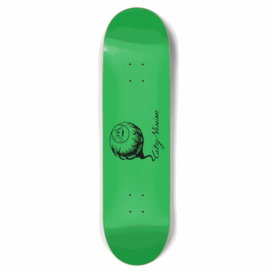 Green and Black Logo 8.75 City Vision Skateboards  City Vision Skateboards 8.75