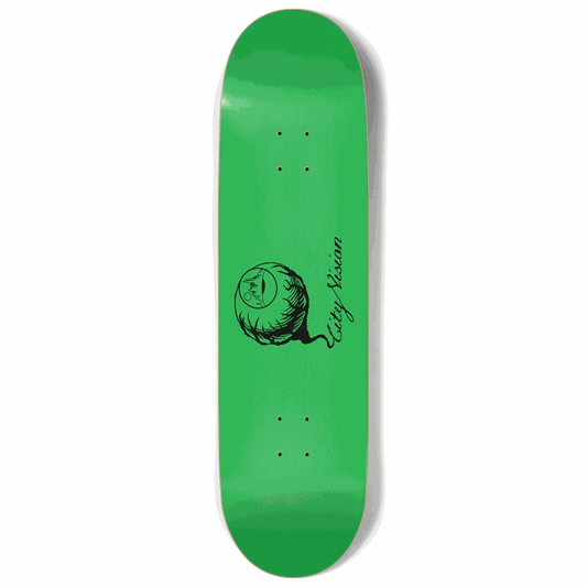 Green and Black Logo 9.00 City Vision Skateboards  City Vision Skateboards 9.00