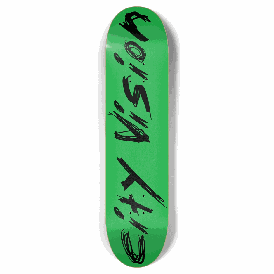 Green and Black Name 7.87 City Vision Skateboards  City Vision Skateboards 7.87