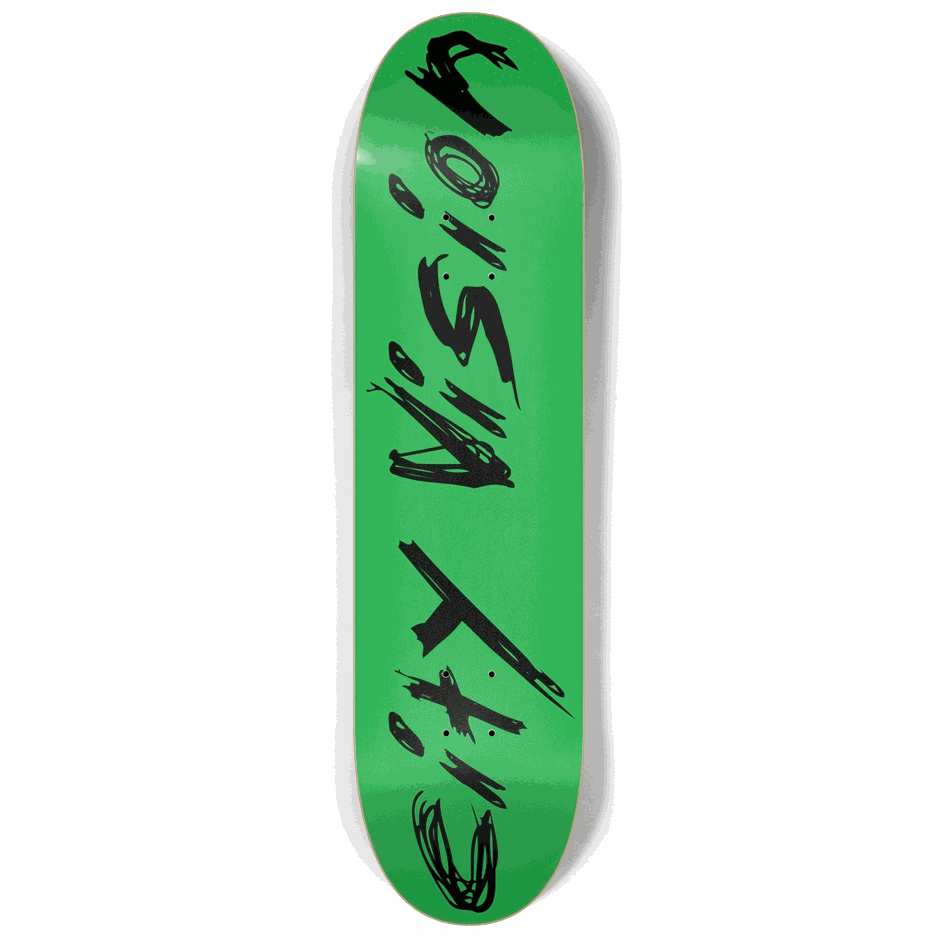 Green and Black Name 8.25 City Vision Skateboards  City Vision Skateboards 8.25