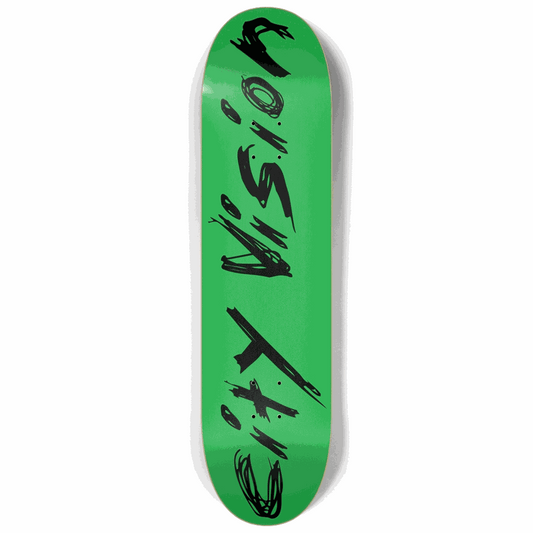 Green and Black Name 8.25 City Vision Skateboards  City Vision Skateboards 8.25