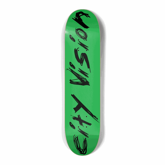 Green and Black Name Mini 7.25 City Vision Skateboards  City Vision Skateboards 7.25