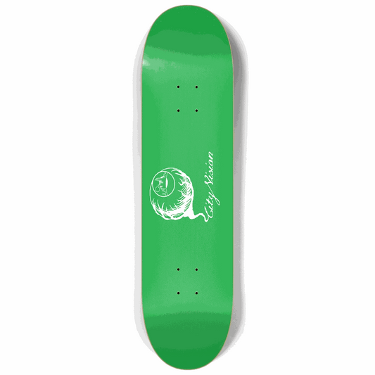 Green and White Logo 8.25 City Vision Skateboards  City Vision Skateboards 8.25