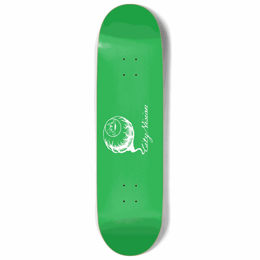 Green and White Logo 9.00 City Vision Skateboards  City Vision Skateboards 9.00