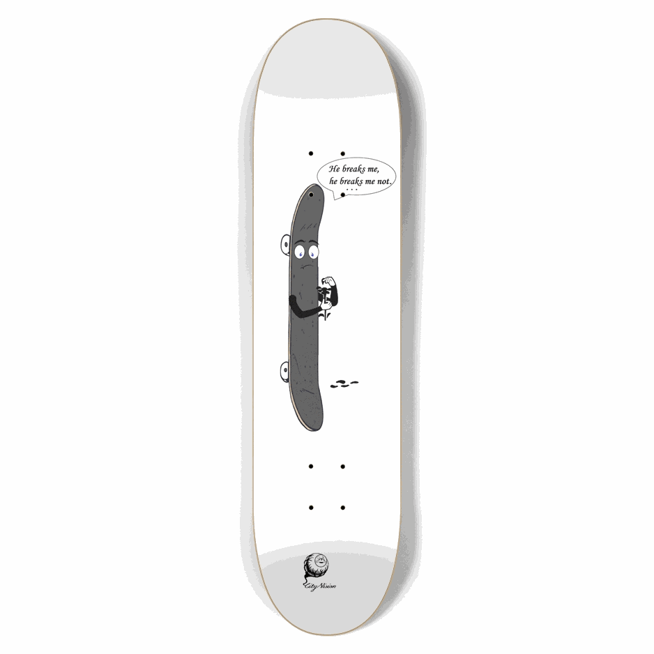 He Breaks Me 7.62 City Vision Skateboards  City Vision Skateboards 7.62