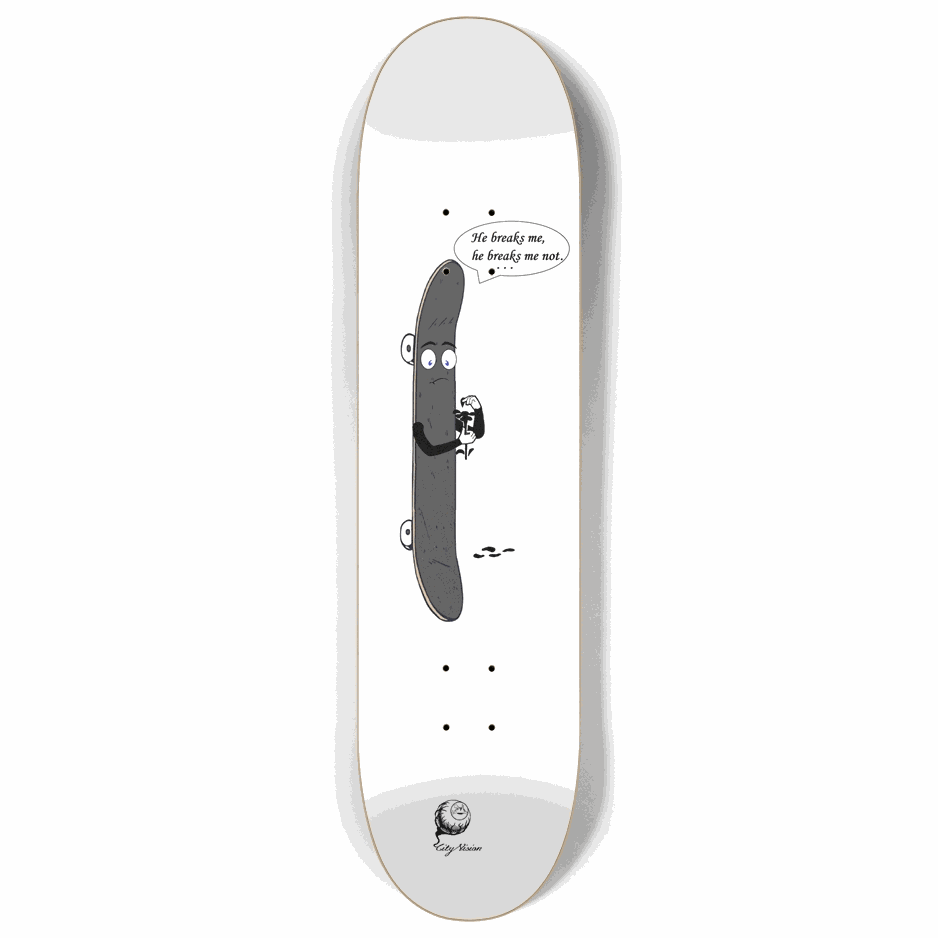 He Breaks Me 8.00 City Vision Skateboards  City Vision Skateboards 8.00