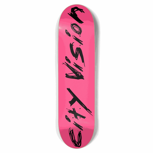 Hot Pink and Black Name 8.50 City Vision Skateboards  City Vision Skateboards 8.50